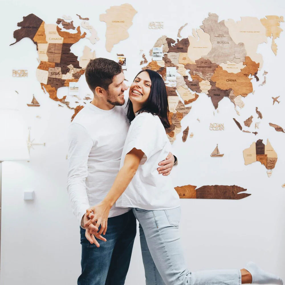 3D Wooden World Map – Enjoy The Wood 日本公式サイト (木製