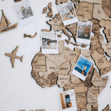 画像をギャラリービューアに読み込む, 3D Wood World Map テラカラー 壁掛け木製世界地図【翌日出荷】
